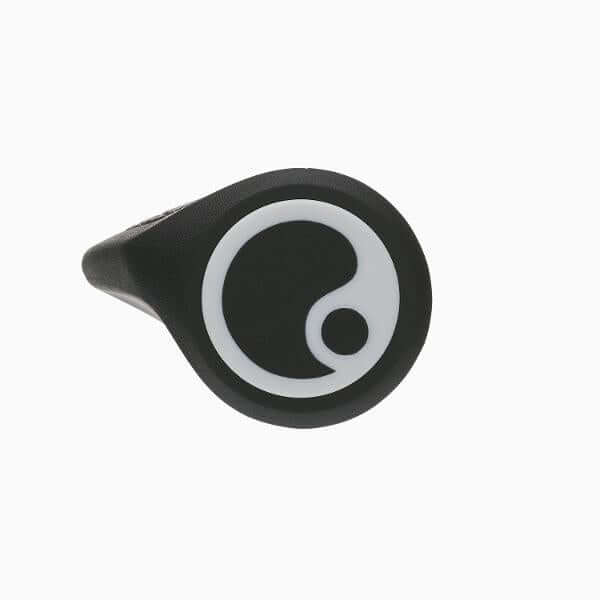 Ergon GA-3 Black grips featuring a unique design for superior MTB comfort and wrist support in trail riding.