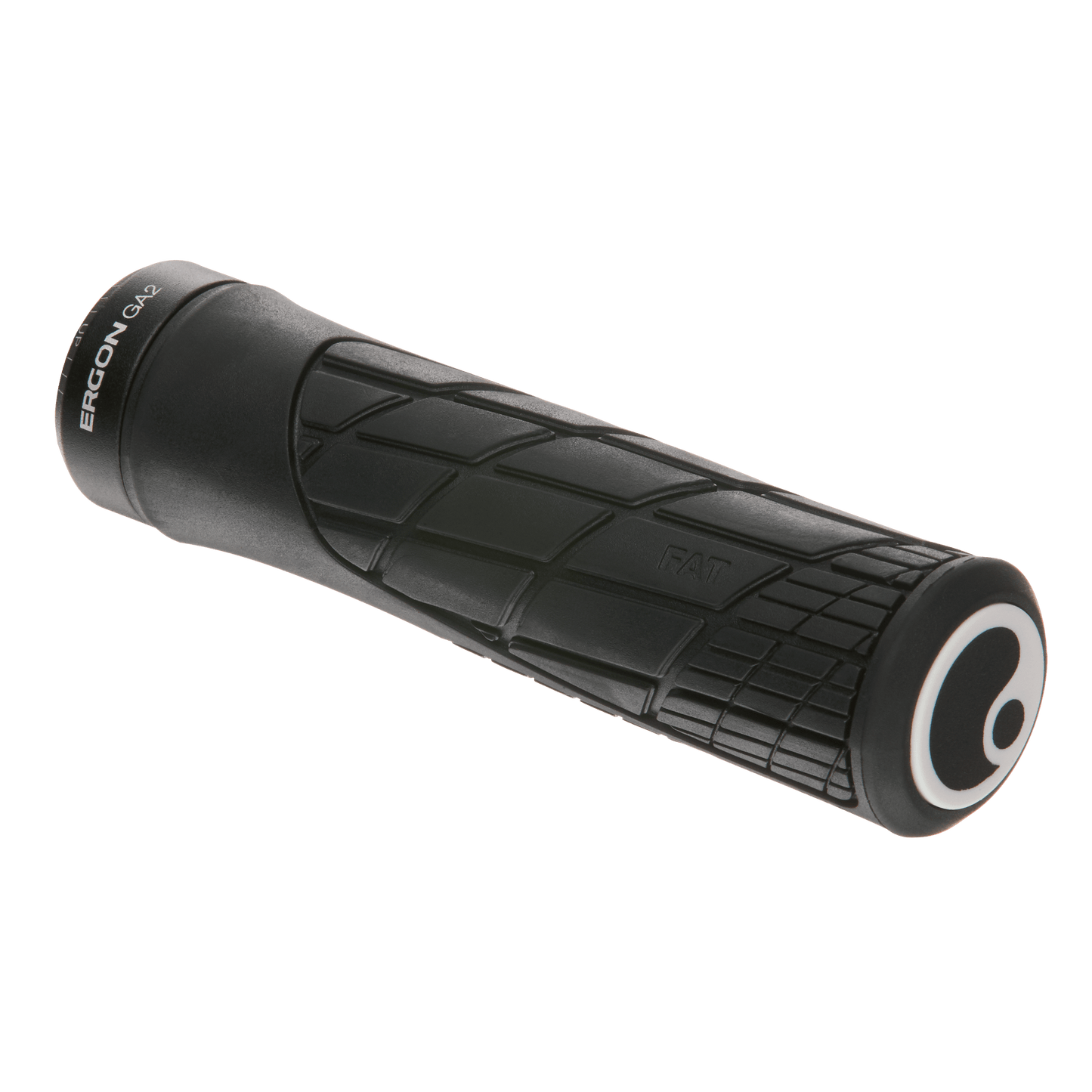 Ergon GA2 FAT Grips in black for large hands, offering extra damping and comfort for better control.