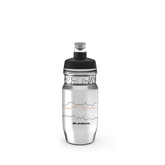 JetBlack Comp Bottle 600ml (PP) Clear w/ Black Lid