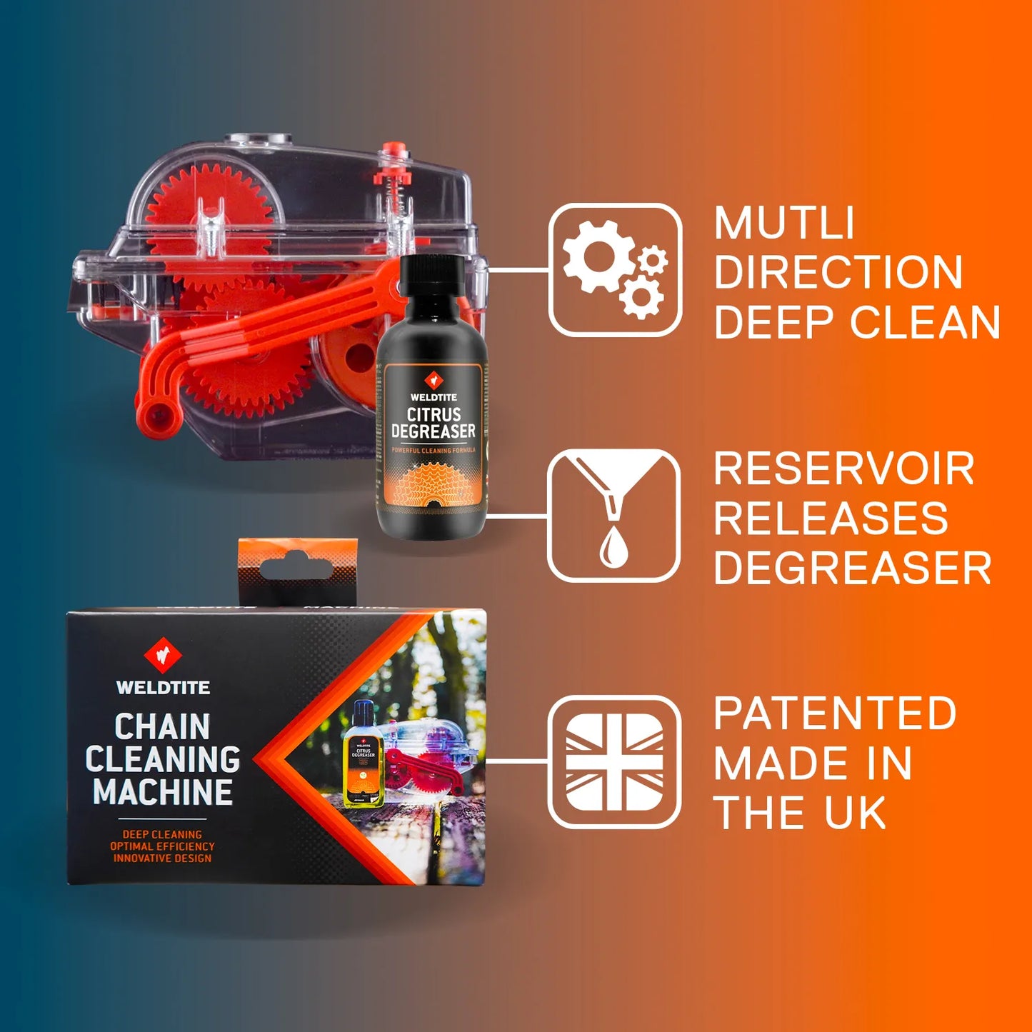 Weldtite Chain Cleaning Machine