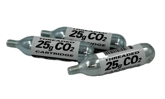 25 Gram Threaded CO2 Cartridges